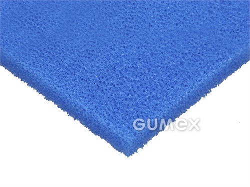 Wasserfilter PPI 20, Dicke 6mm, 2000x1000mm, Dichte 25kg/m3, PU, ​​blau, 